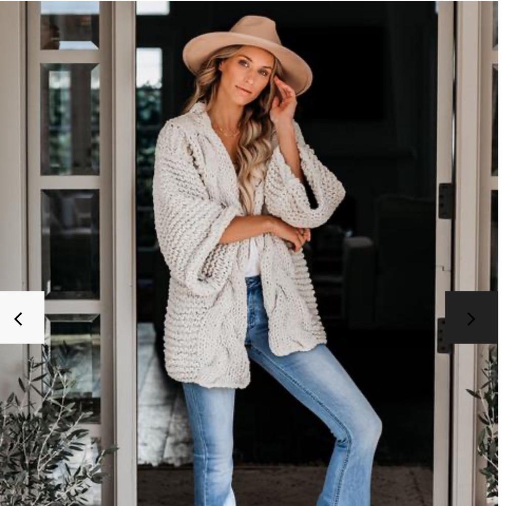 New Vici All to Myself Chunky Knit sweater - Picture 5 of 5